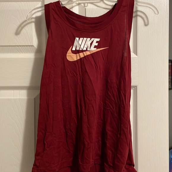 Dark red Nike tank top - Picture 1 of 4